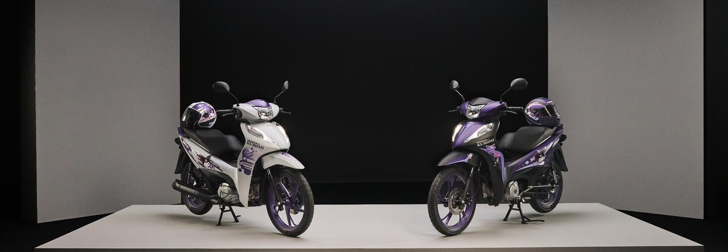 Honda apresenta moto conceito inspirada na personagem Kuromi, da Sanrio 