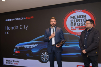 Honda é reconhecida no Prêmio Menor Custo de Uso 2025 da revista Quatro Rodas