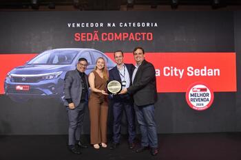 Honda City é eleito Melhor Sedã Compacto no Prêmio Melhor Revenda da revista Quatro Rodas