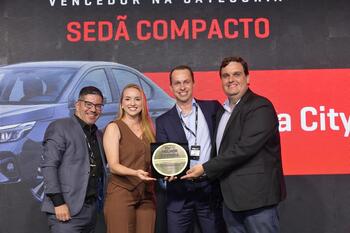 Honda City é eleito Melhor Sedã Compacto no Prêmio Melhor Revenda da revista Quatro Rodas