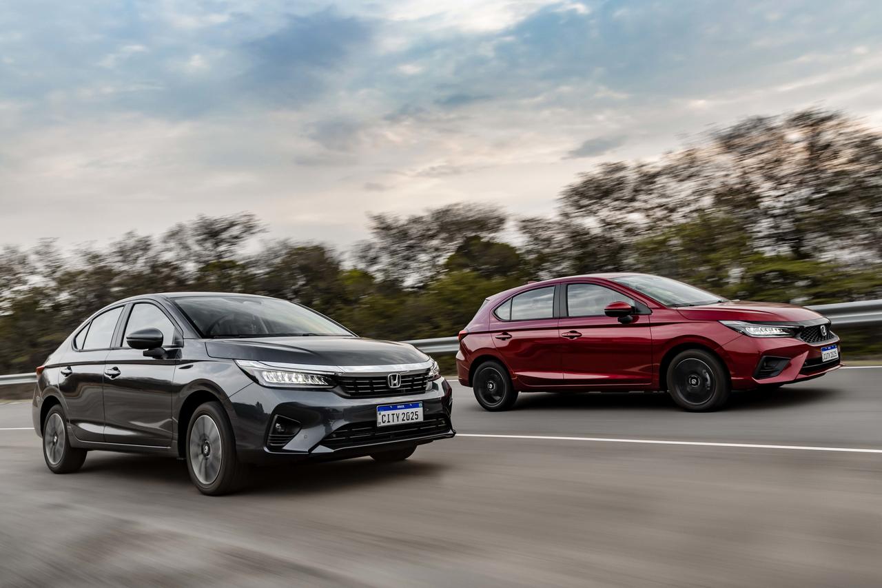 Honda apresenta as novidades da linha 2025 da família New City 